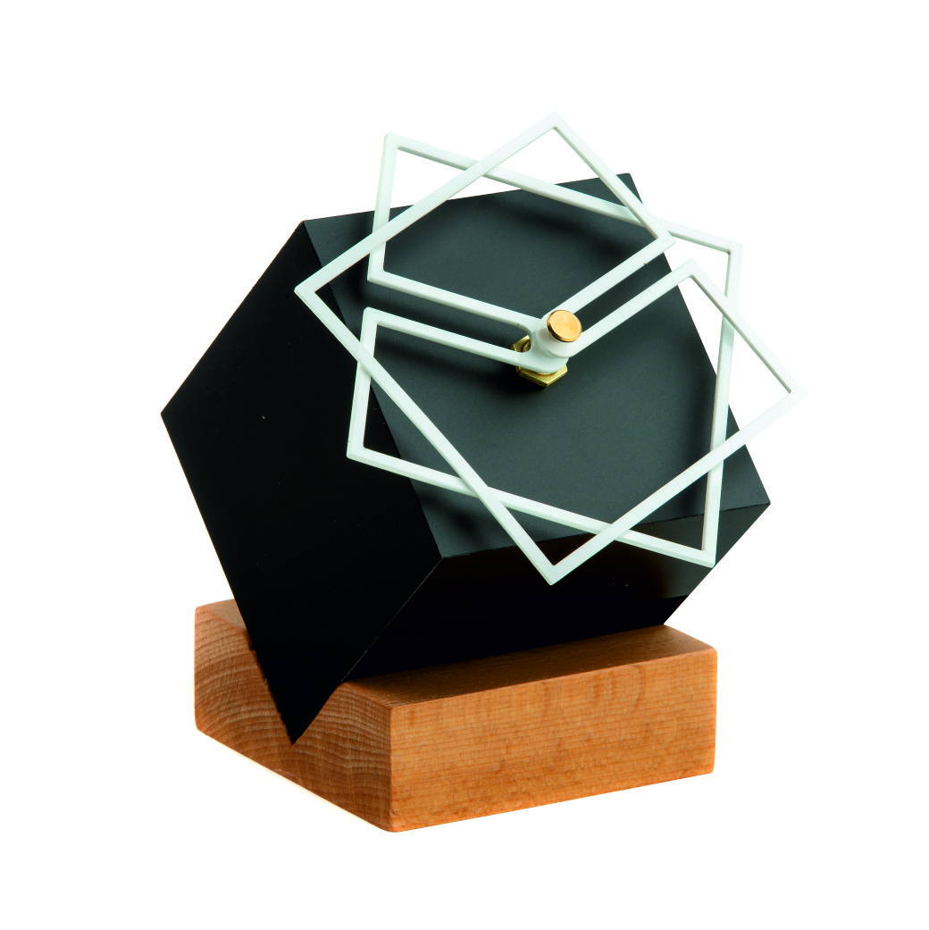 POYA Clock ساعت رو میزی چوبی پویا - تصویر 1